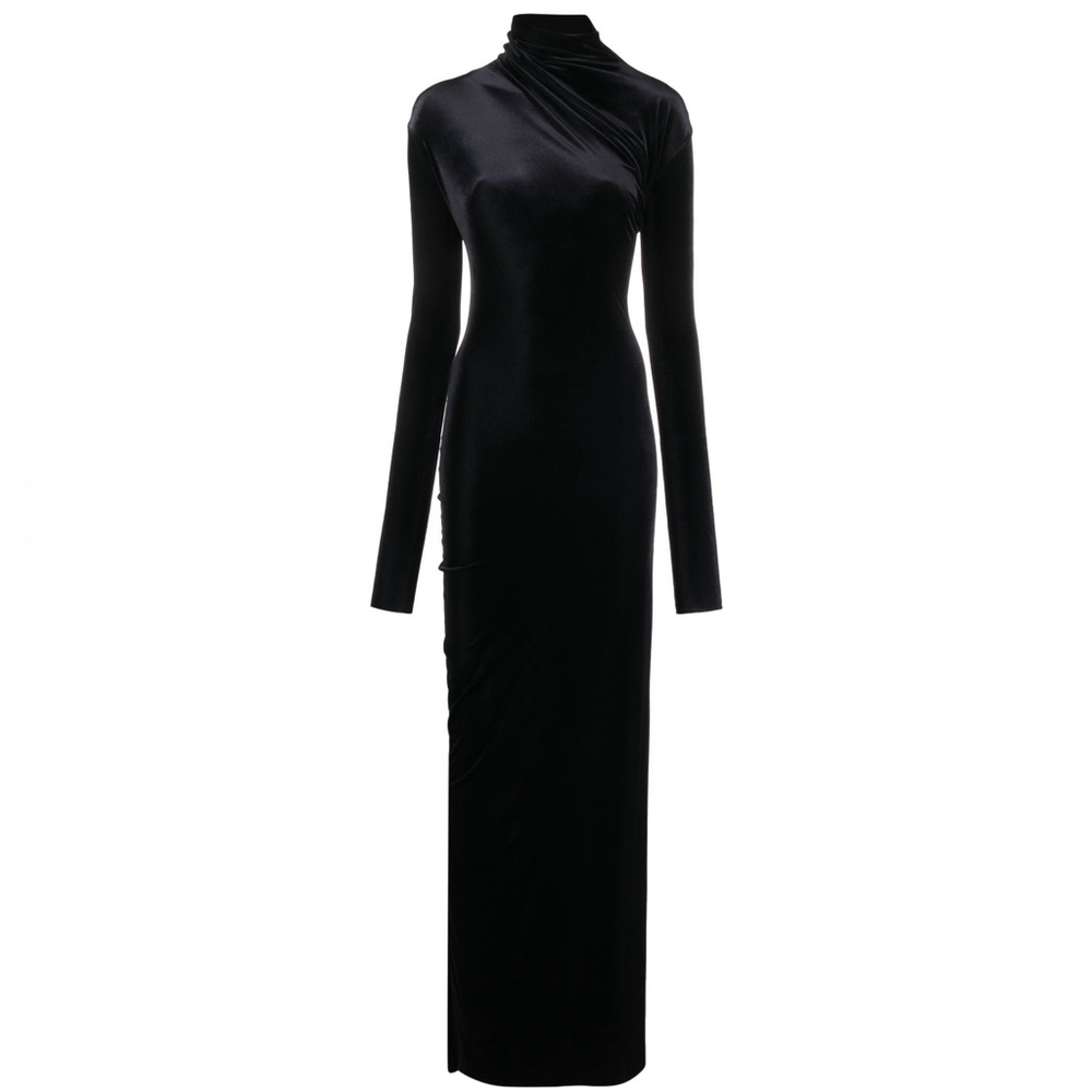Amazuin velvet maxi dress